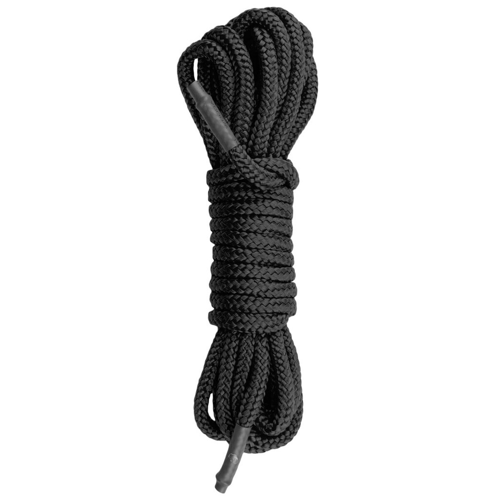 Верёвка для бондажа EasyToys Nylon Rope черная, 5м цена | virs18.220.lv