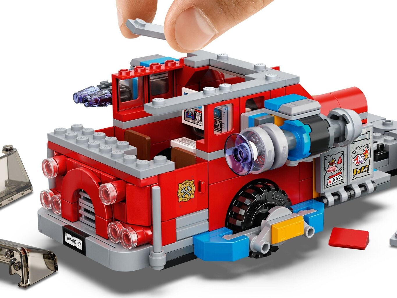 70436 LEGO® Hidden Side Spocīgais ugunsdzēsēju auto 3000 цена и информация | Konstruktori | 220.lv