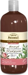 Dušas želeja ar muskusa rozi un zaļo tēju Green Pharmacy 500 ml cena un informācija | Dušas želejas, eļļas | 220.lv