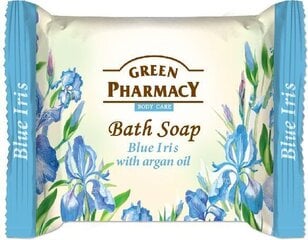 Зеленое аптечное мыло голубой ирис с аргановым маслом 100г цена и информация | Мыло | 220.lv