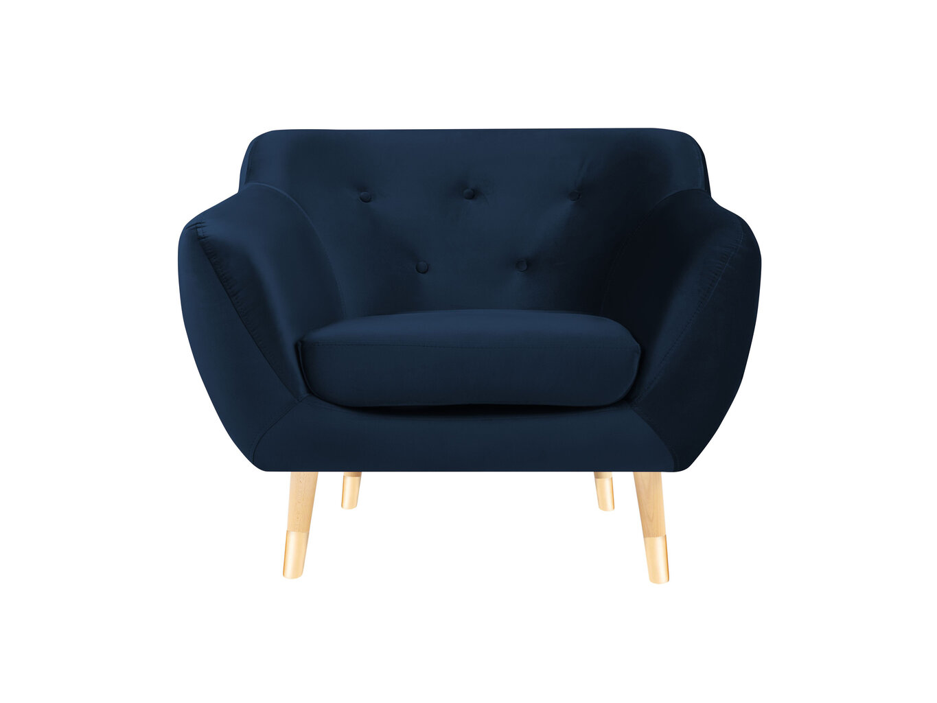 Krēsls Mazzini Sofija Amelie, tumši zils/brūns cena un informācija | Atpūtas krēsli | 220.lv
