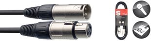 Stagg XLR/f - XLR/m, 15m cena un informācija | Kabeļi un vadi | 220.lv