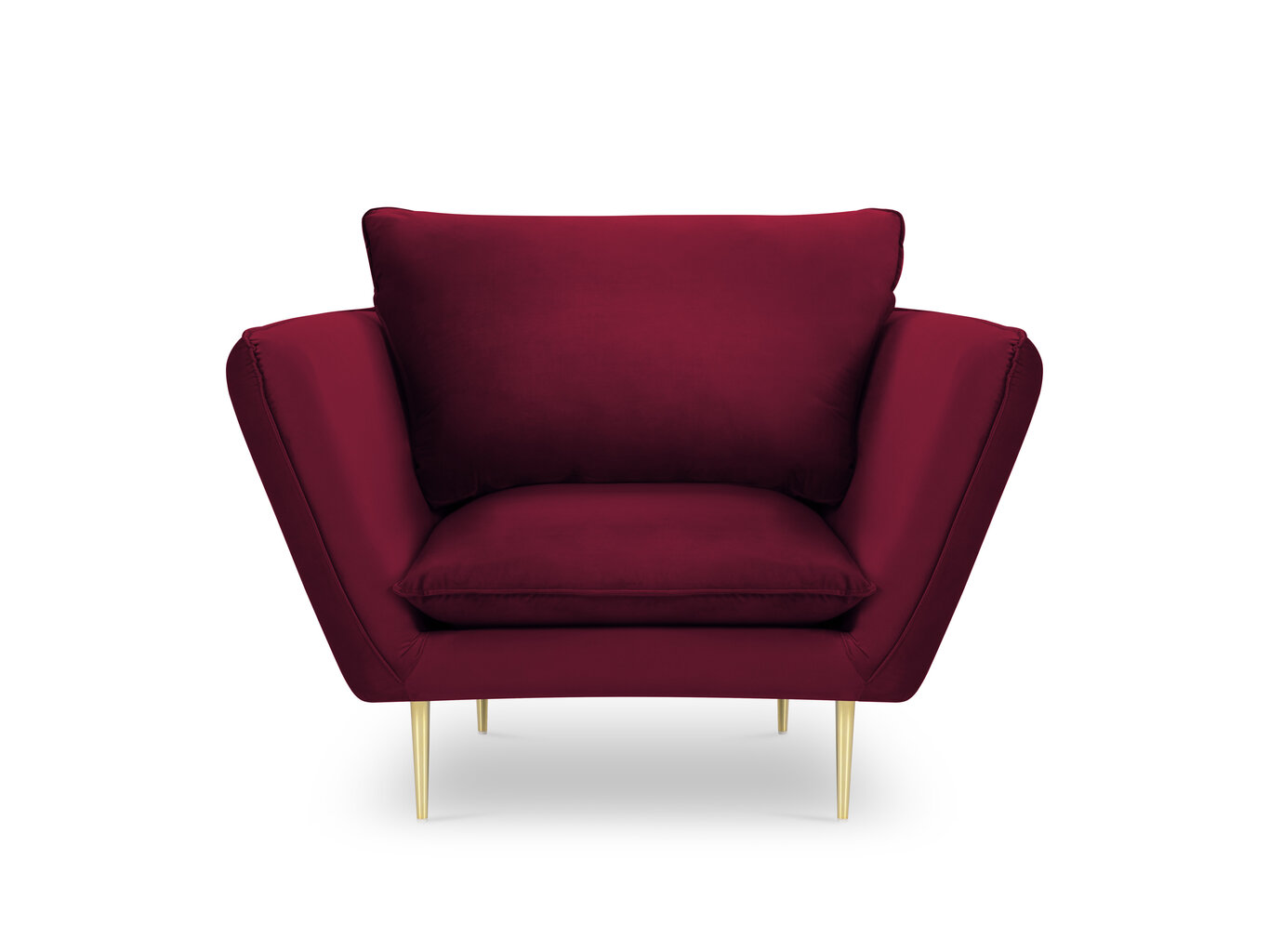 Krēsls Mazzini Sofas Verveine, sarkans cena un informācija | Atpūtas krēsli | 220.lv