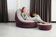 Piepūšamais atpūtas krēsls Bestway Comfort Cruiser Lounger ar kāju balstu, 100x121x86 cm cena un informācija | Piepūšamie matrači un mēbeles | 220.lv