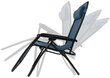 Zvilnis ar sānu galdiņu Euphoria, pelēkas krāsas cena un informācija | Sauļošanās krēsli | 220.lv
