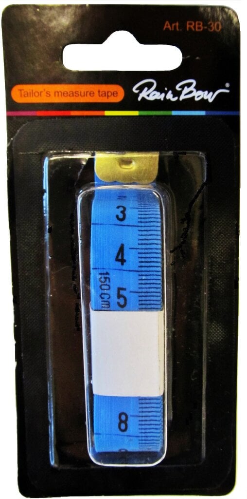 Centimetrs drēbniekiem RainBow® RB-30 цена и информация | Šūšanas piederumi | 220.lv