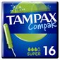 Tamponi TAMPAX Compak Super, 16 gab. cena un informācija | Tamponi, higiēniskās paketes, ieliktnīši | 220.lv