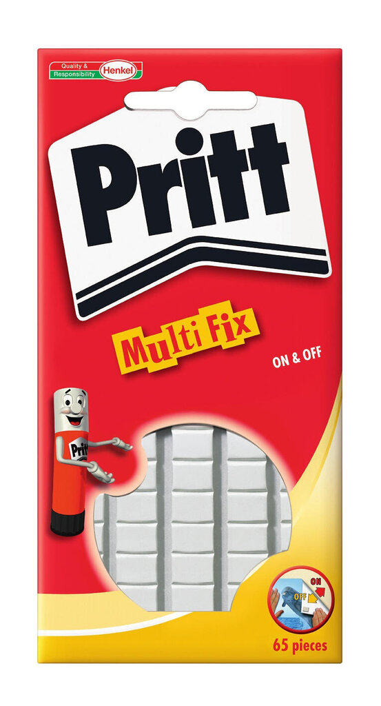 Pritt On&Off MultiFix lipīga masa, 65 gab цена и информация | Modelēšanas un zīmēšanas piederumi | 220.lv