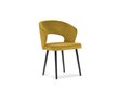 2-u krēslu komplekts Windsor and Co Elpis, dzeltens cena un informācija | Virtuves un ēdamistabas krēsli | 220.lv