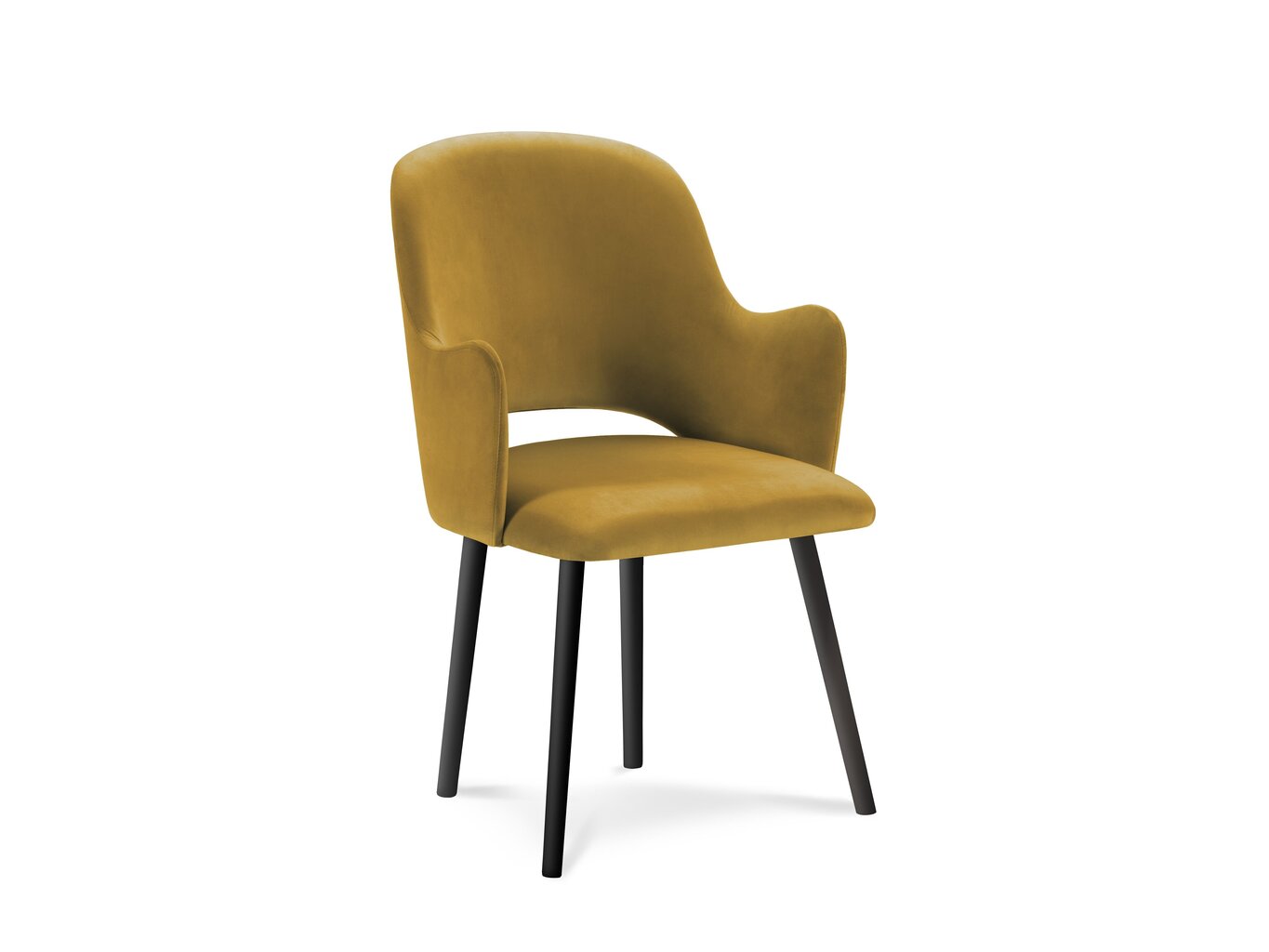 4-u krēslu komplekts Milo Casa Laelia, dzeltens cena un informācija | Virtuves un ēdamistabas krēsli | 220.lv
