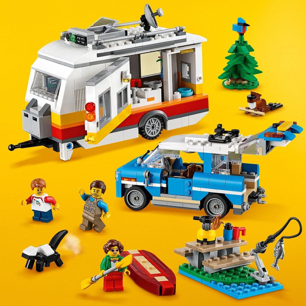 31108 LEGO® Creator Ģimenes atpūta autofurgonā cena un informācija | Konstruktori | 220.lv