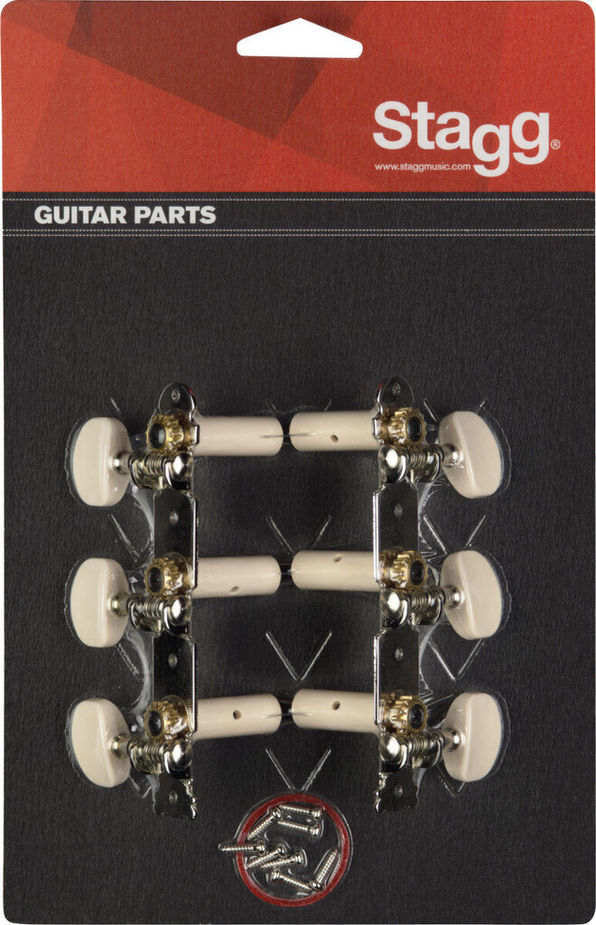 Spriegotāji klasiskai ģitārai 3+3 Stagg KG352 цена и информация | Mūzikas instrumentu piederumi | 220.lv