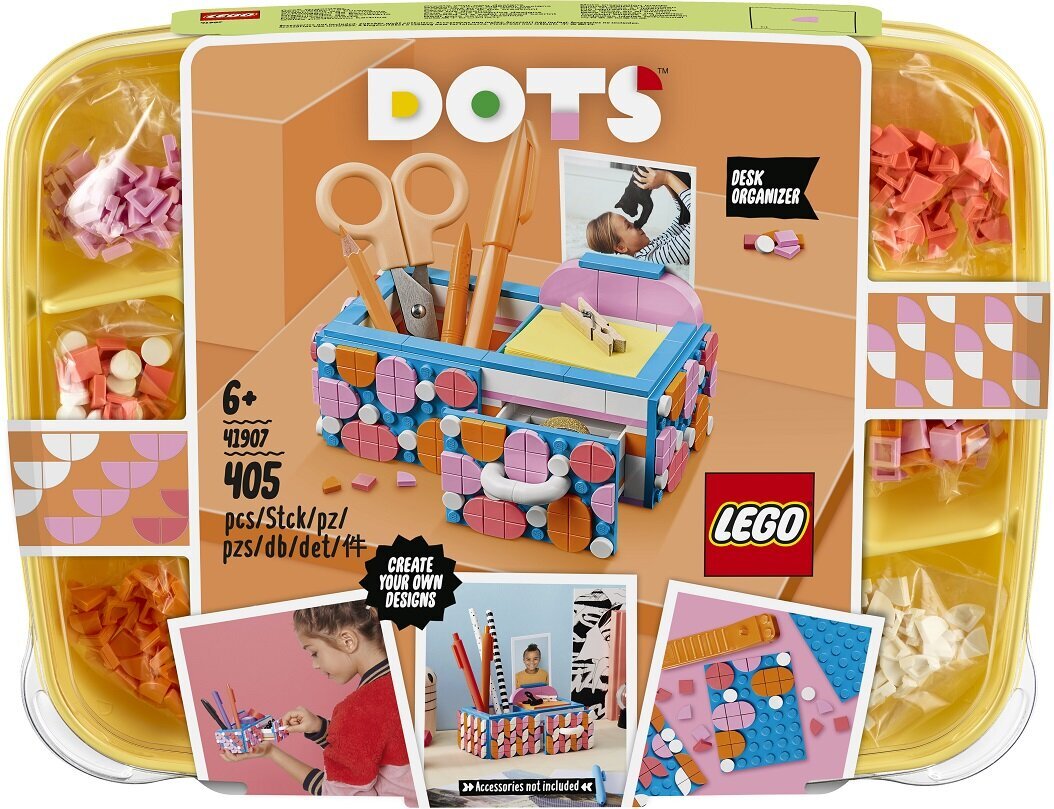 41907 LEGO® DOTS Galda piederumu kārbiņa цена и информация | Attīstošās rotaļlietas | 220.lv
