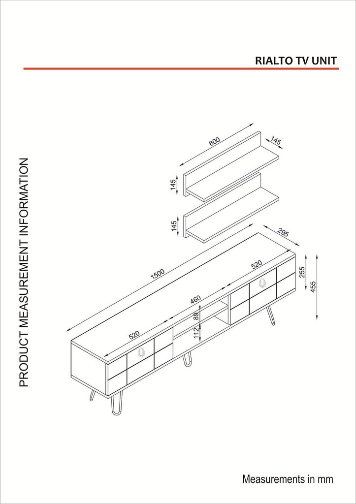 Sekcija Kalune Design Rialto, brūna cena un informācija | Sekcijas | 220.lv