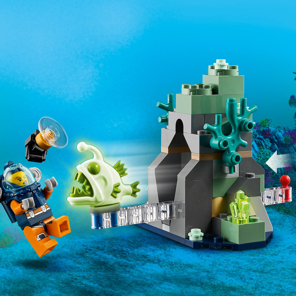 60264 LEGO® City Okeāna izpētes zemūdene цена и информация | Konstruktori | 220.lv