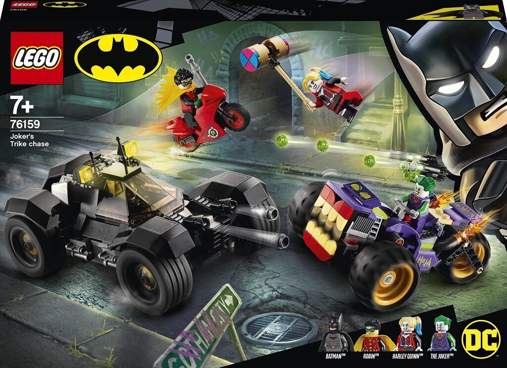 76159 LEGO® Super Heroes Džokera trīsritenis цена и информация | Konstruktori | 220.lv