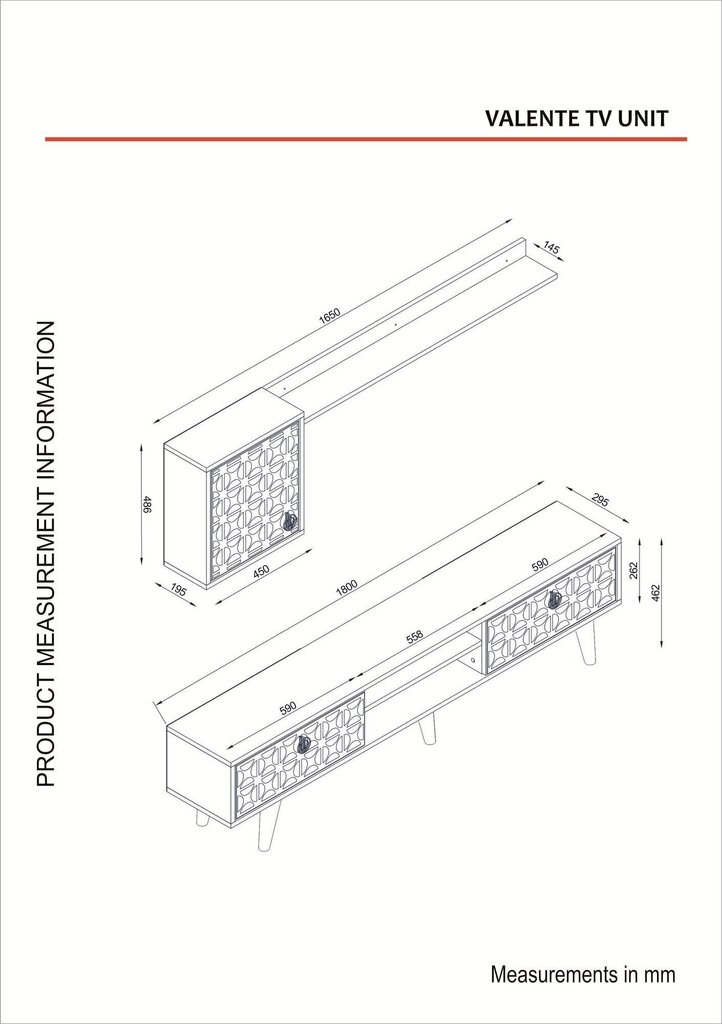 Sekcija Kalune Design Valente, brūna цена и информация | Sekcijas | 220.lv