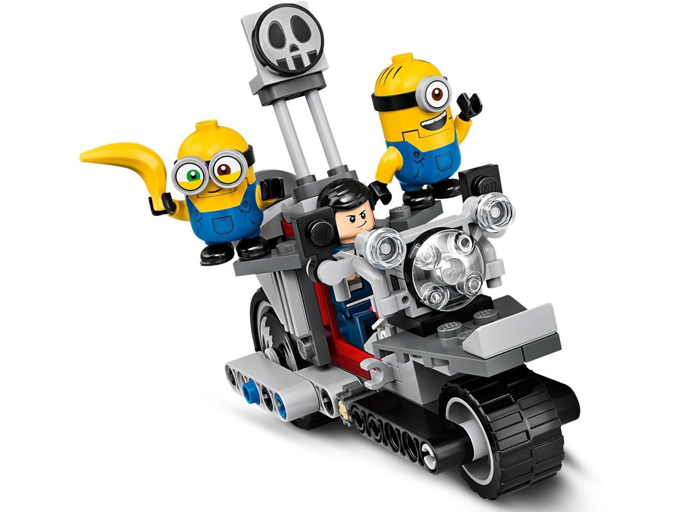 75549 LEGO® Minions Neapturamā bēgšana ar motociklu цена и информация | Konstruktori | 220.lv