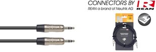 Stagg REAN 2 x 3.5mm miniJack TRS AUX 3m цена и информация | Кабели и провода | 220.lv