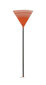 Lapu grābeklis ar kātu oranžs 45cm (20 zari) cena un informācija | Dārza instrumenti | 220.lv