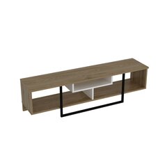 TV galdiņš Kalune Design Asal 150 cm, ozola krāsas/melns cena un informācija | TV galdiņi | 220.lv