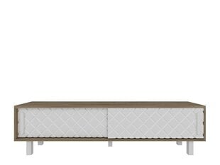 ТВ столик Kalune Design Rob, дуб/белый цена и информация |  Тумбы под телевизор | 220.lv
