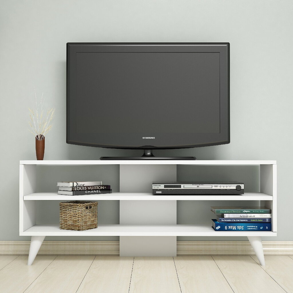 TV galdiņš Kalune Design One, balts cena un informācija | TV galdiņi | 220.lv