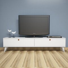 ТВ столик Kalune Design Paris, белый цена и информация |  Тумбы под телевизор | 220.lv