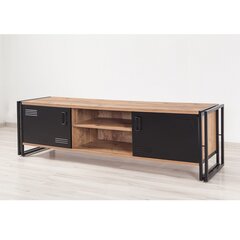 ТВ столик Kalune Design Cosmo Rex, коричневый/черный цена и информация |  Тумбы под телевизор | 220.lv