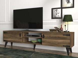 Столик под телевизор Kalune Design Anthes 2, коричневый/чёрный цена и информация | Тумбы под телевизор | 220.lv