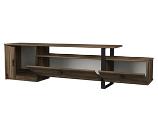 ТВ столик Kalune Design Aramis, коричневый/черный цена и информация | Тумбы под телевизор | 220.lv