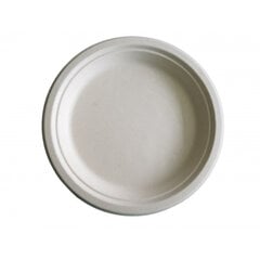Компостируемые тарелки Go Green&Oslash, 23 см / 10 шт/ 0,146 кг цена и информация | Праздничная одноразовая посуда | 220.lv