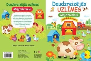Daudzreizējās uzlīmes. Mājdzīvnieki цена и информация | Книги для детей | 220.lv