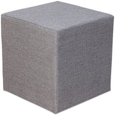 Пуф Cube, серый цена и информация | Кресла-мешки и пуфы | 220.lv