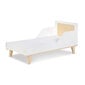 Transformējamā bērnu gultiņa Little Sky Lydia 140x70 cm, balta/brūns cena un informācija | Zīdaiņu gultas | 220.lv