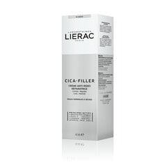 Восстановительный крем для лица Lierac Cica-Filler Anti-Wrinkle 40 мл цена и информация | Наносите на чистую кожу лица. Подержите около 10-15 минут и смойте водой. | 220.lv