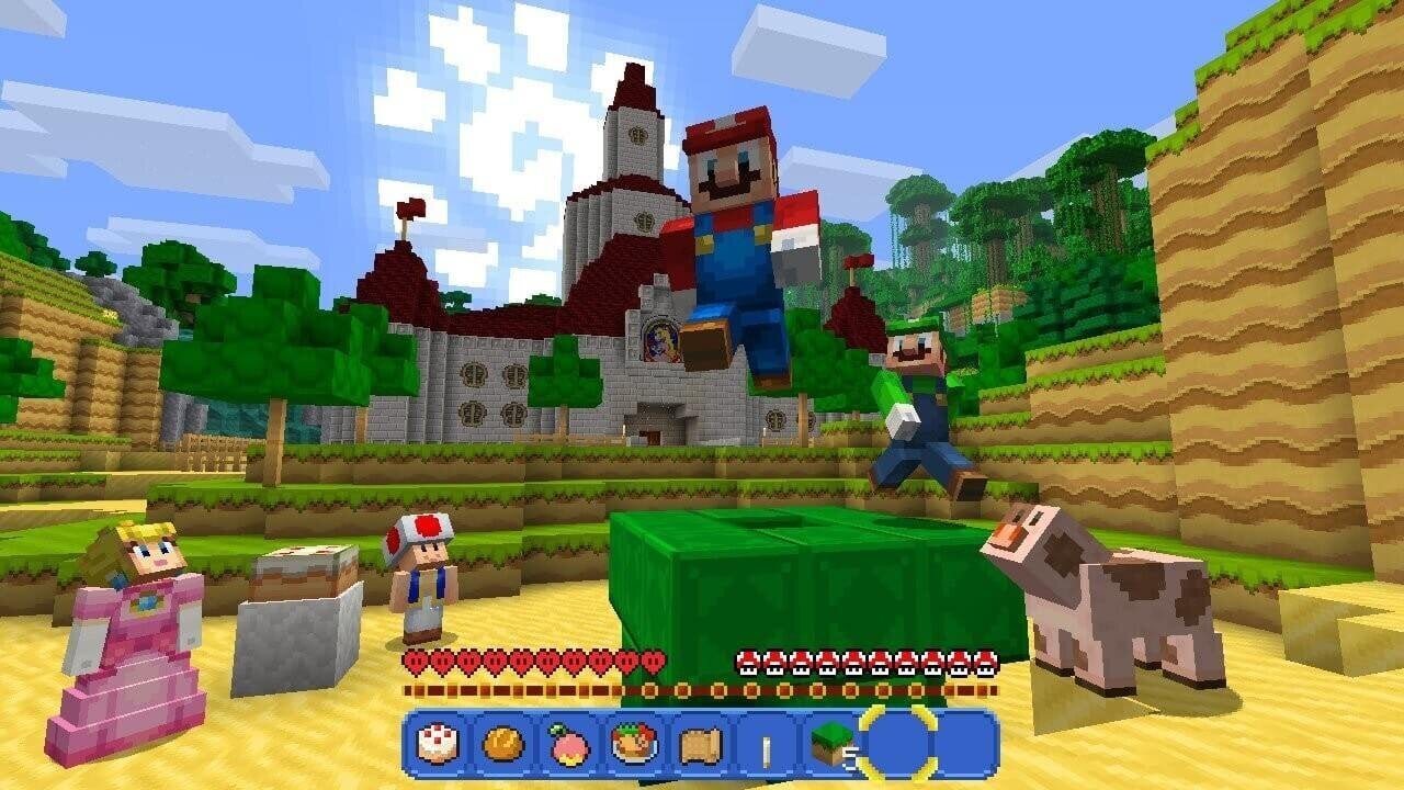 SWITCH Minecraft incl. Super Mario Mash-Up Pack cena un informācija | Datorspēles | 220.lv