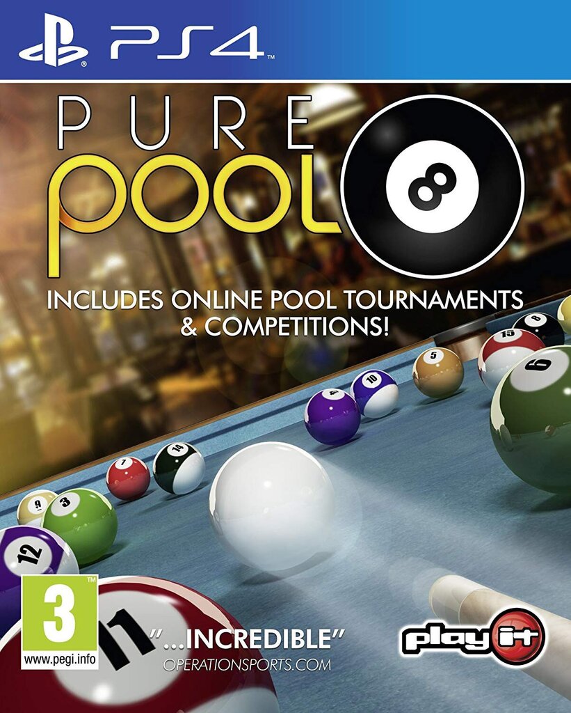 Компьютерная игра Pure Pool PS4 цена | 220.lv