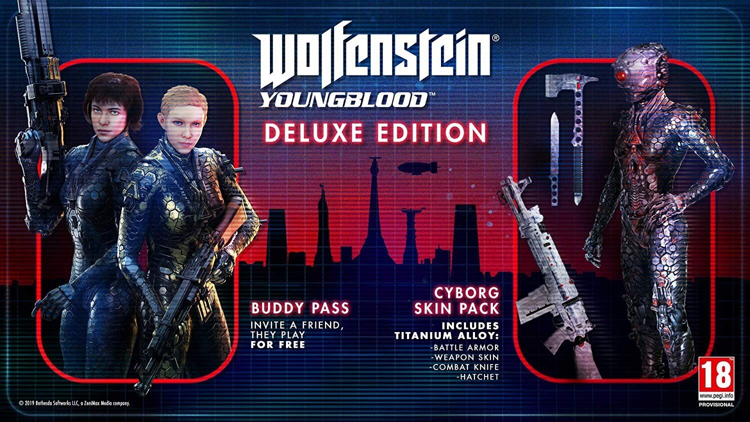 Wolfenstein Youngblood Deluxe Edition NSW cena un informācija | Datorspēles | 220.lv