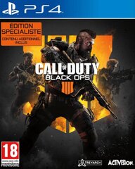 Call of Duty: Black Ops 4 - Specialist Edition PS4 cena un informācija | Datorspēles | 220.lv