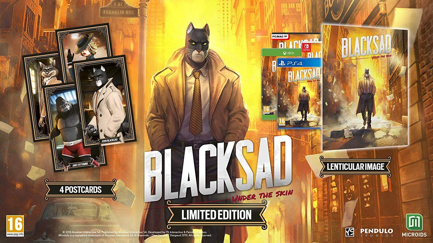 Blacksad: Under the Skin - Limited Edition PS4 цена и информация | Datorspēles | 220.lv