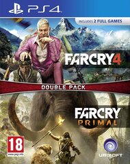 Far Cry Primal and Far Cry 4 Double Pack PS4 cena un informācija | Datorspēles | 220.lv