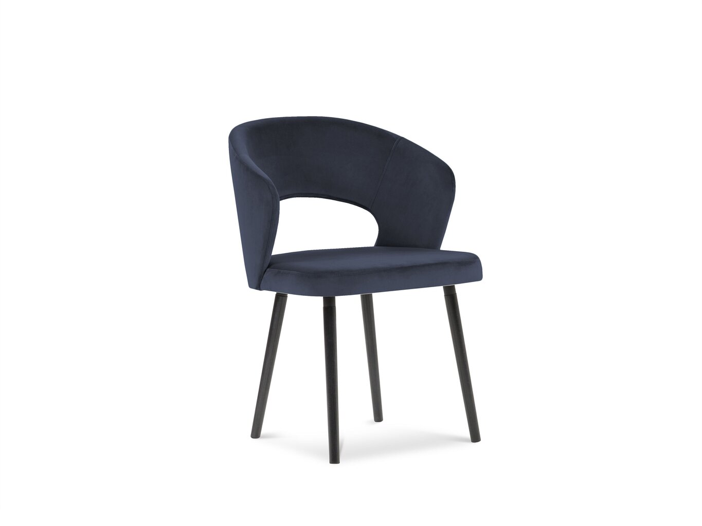 2-u krēslu komplekts Windsor and Co Elpis, tumši zils cena un informācija | Virtuves un ēdamistabas krēsli | 220.lv