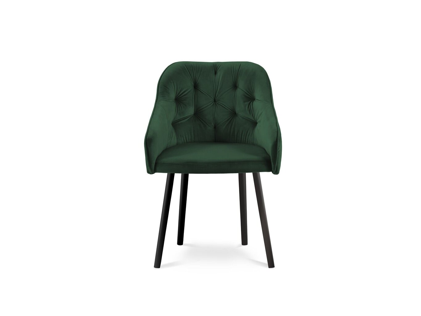 2-u krēslu komplekts Milo Casa Luisa, tumši zaļš цена и информация | Virtuves un ēdamistabas krēsli | 220.lv
