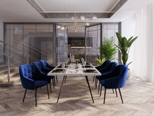 Krēsls Milo Casa Luisa, spilgti zils cena un informācija | Virtuves un ēdamistabas krēsli | 220.lv