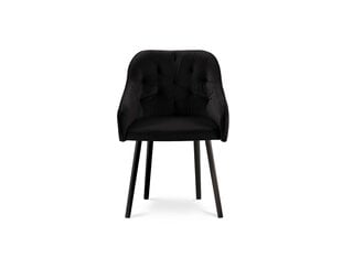 Krēsls Milo Casa Luisa, melns cena un informācija | Virtuves un ēdamistabas krēsli | 220.lv