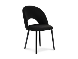 Krēsls Milo Casa Lucia, melns cena un informācija | Virtuves un ēdamistabas krēsli | 220.lv