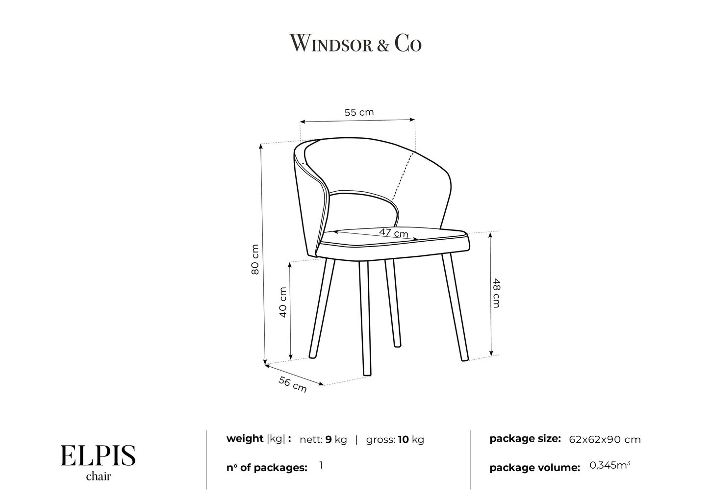 Krēsls Windsor and Co Elpis, rozā cena un informācija | Virtuves un ēdamistabas krēsli | 220.lv