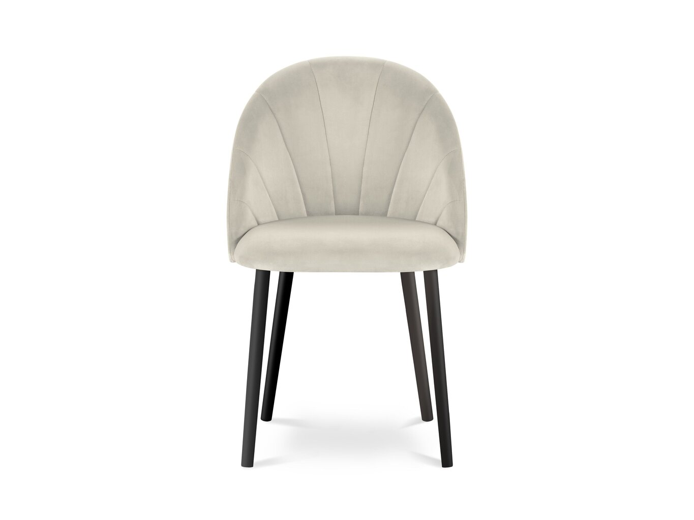 2-u krēslu komplekts Milo Casa Livia, smilškrāsas cena un informācija | Virtuves un ēdamistabas krēsli | 220.lv