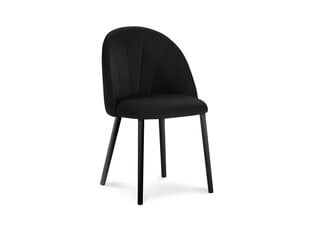 2-u krēslu komplekts Milo Casa Livia, melns cena un informācija | Virtuves un ēdamistabas krēsli | 220.lv